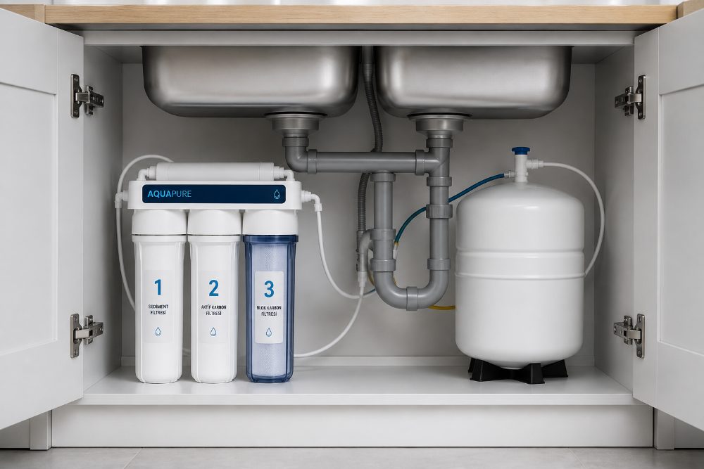 AquaPure RO-7 Pompalı Ters Ozmoz